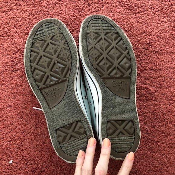 Baby Blue Converse All Star - Picture 3 of 4